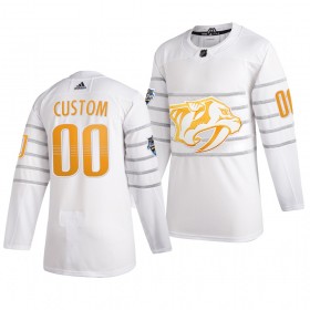 Nashville Predators Trikot Custom Weiß 2020 NHL All-Star Adidas Authentic - Herren